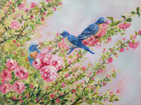 Passarinhos - 30 x 40 - OST